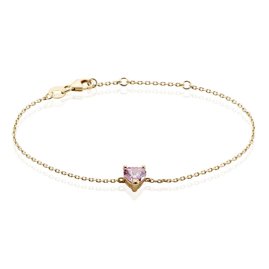 Bracelet Plaqué Or Carpantus Oxyde De Zirconium