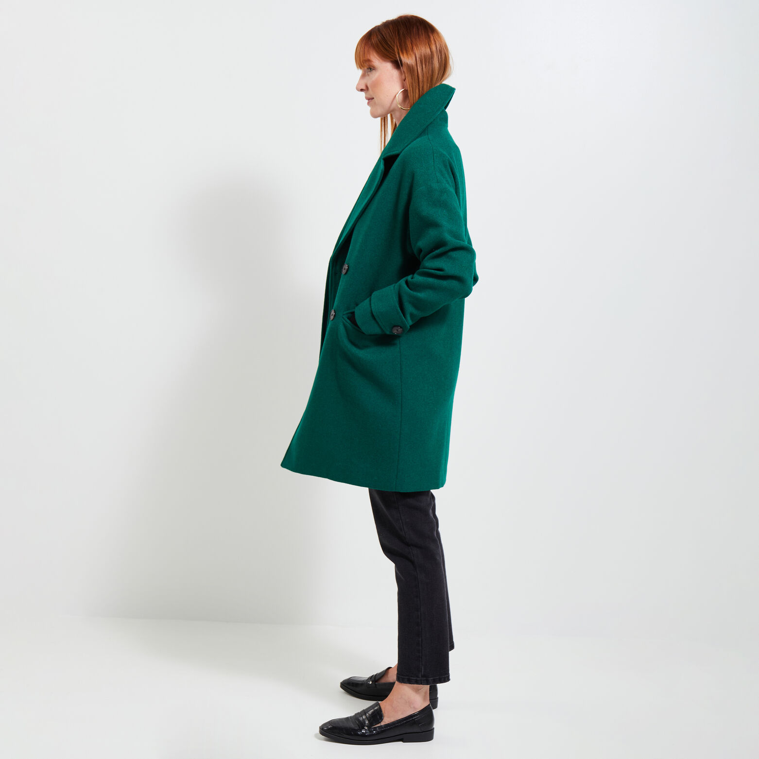 Manteau mi-long femme