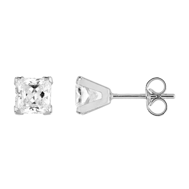 Boucles d'oreilles femme - Oxyde de zirconium - Or 18 Carats