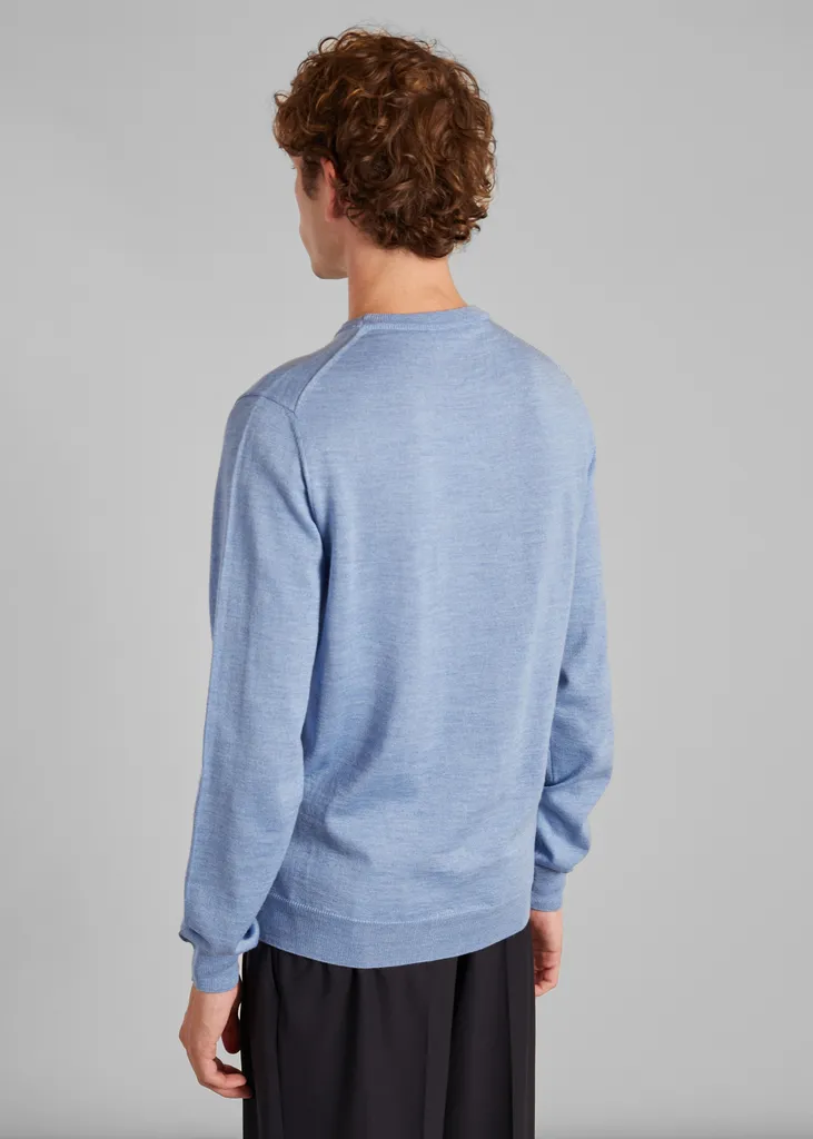 Pull col rond en laine mérinos L'Exception Paris