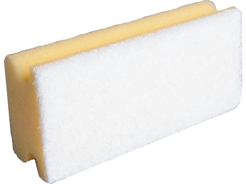 Edi Baur Schwamm Basic 10 Stück, Gelb/Weiss Padschwämme