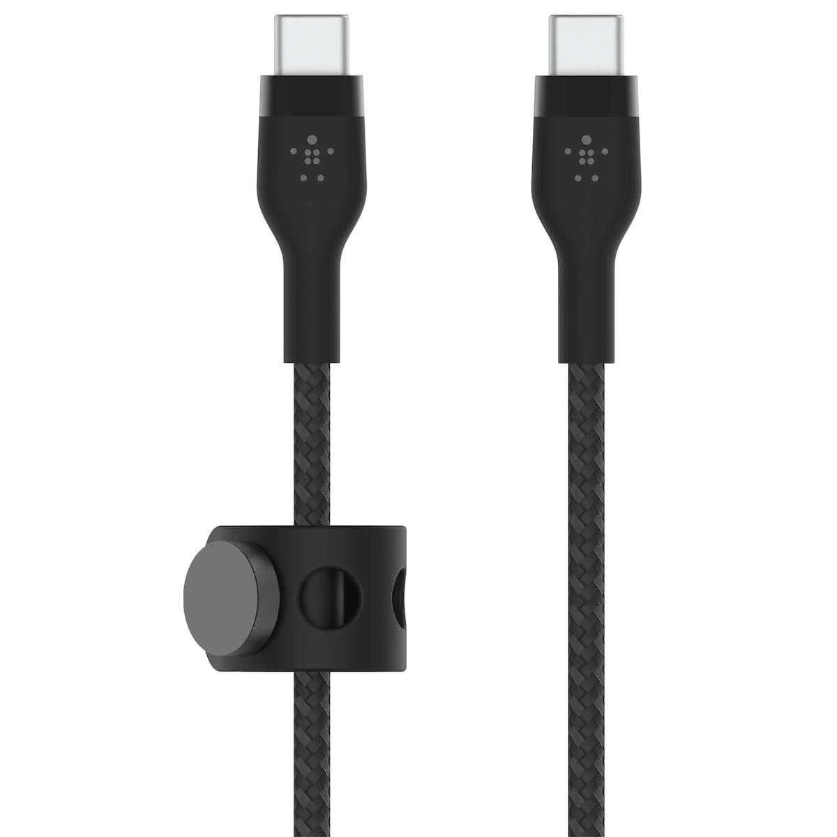Belkin USB-C til USB-C flettet silikonkabel 3m (sort)