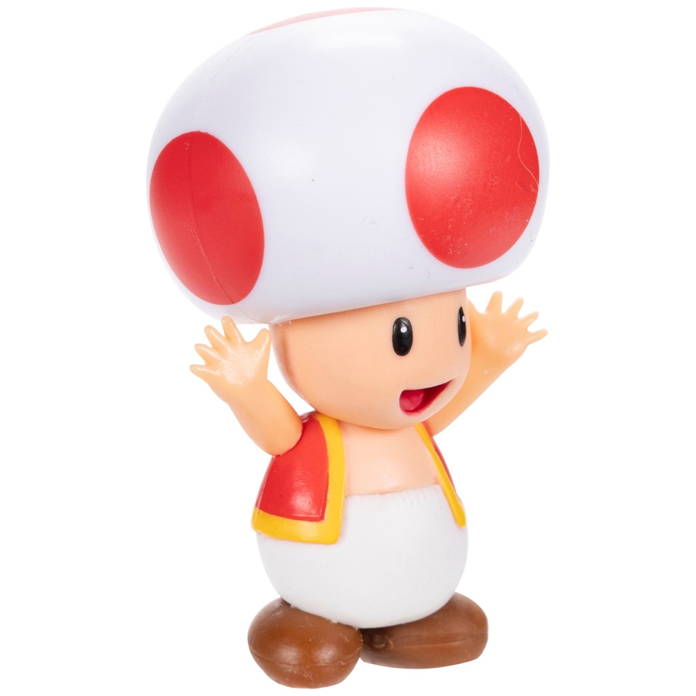 Nintendo Super Mario 6 cm Rote Toad-Figur