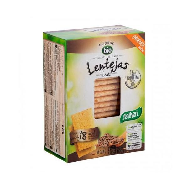 Santiveri Tostas com Lentilhas Bio 100g