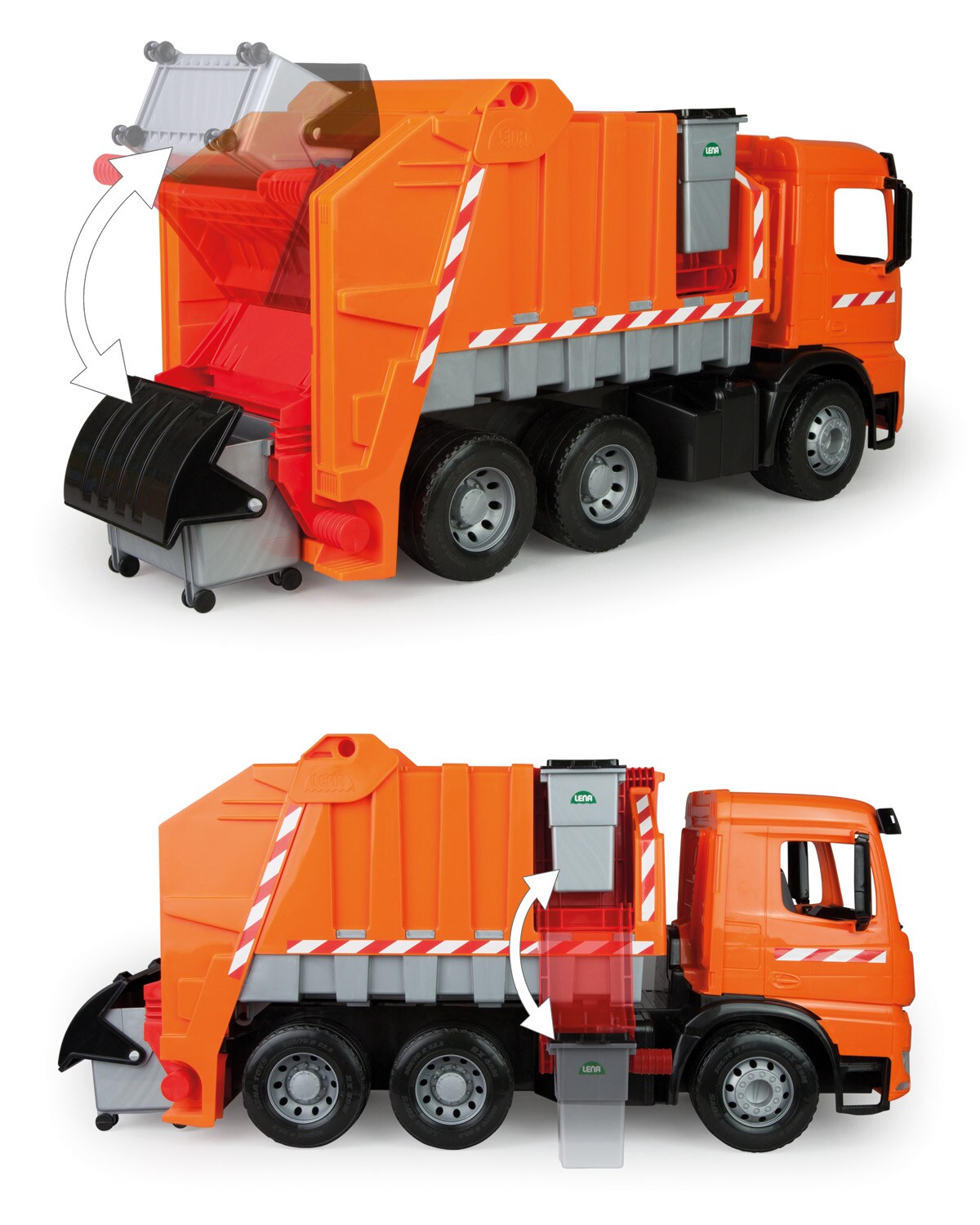 GIGA TRUCKS Müllwagen Arocs mit Aufklebern