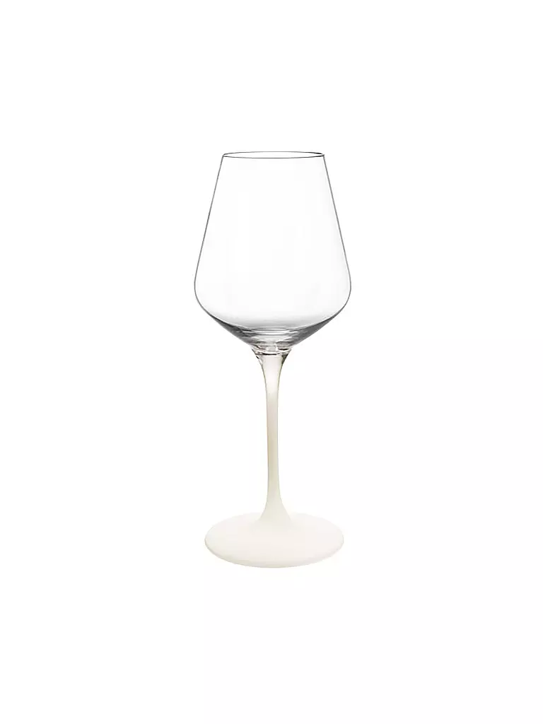 VILLEROY & BOCH Weissweinglas 4er Set MANUFACTURE ROCK BLANC GLAS weiss