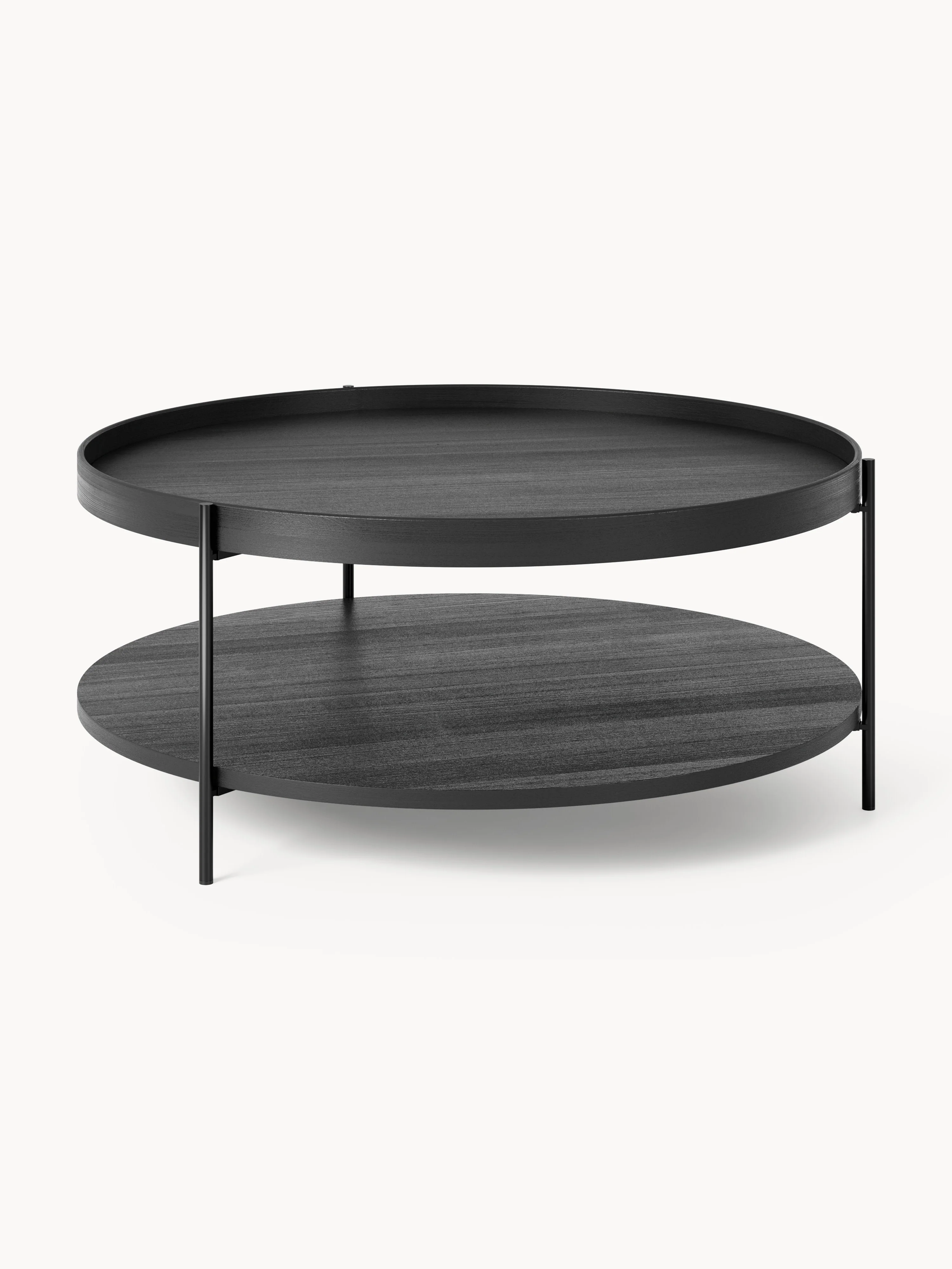 Ronde houten salontafel Renee