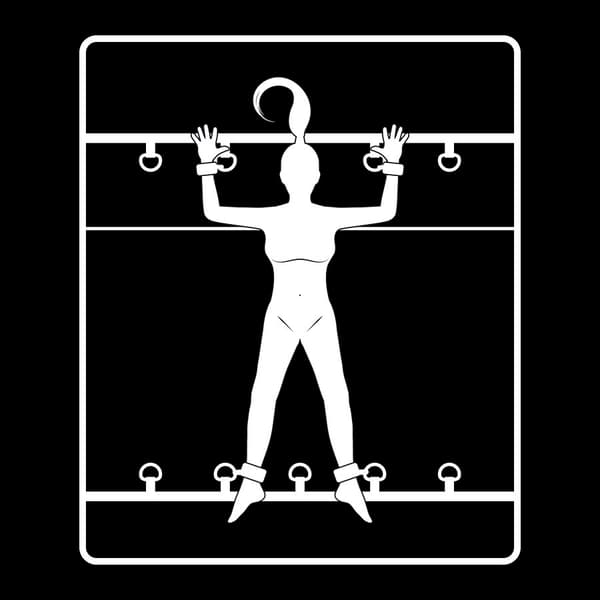 Fetish Submissive - Luksussengebånd satt med nopren-fôr