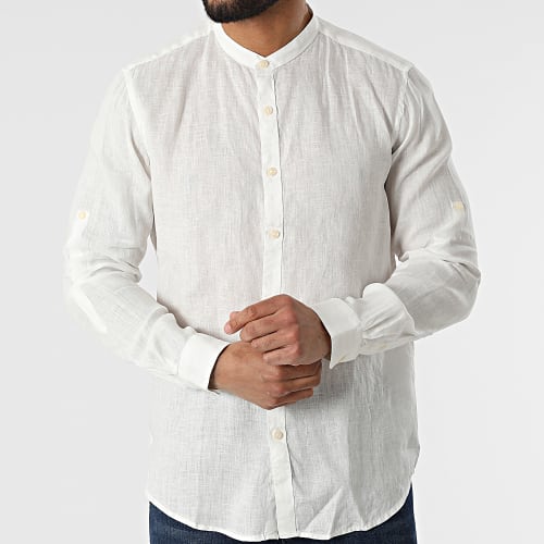 Chemise A Manches Longues 7632 Blanc