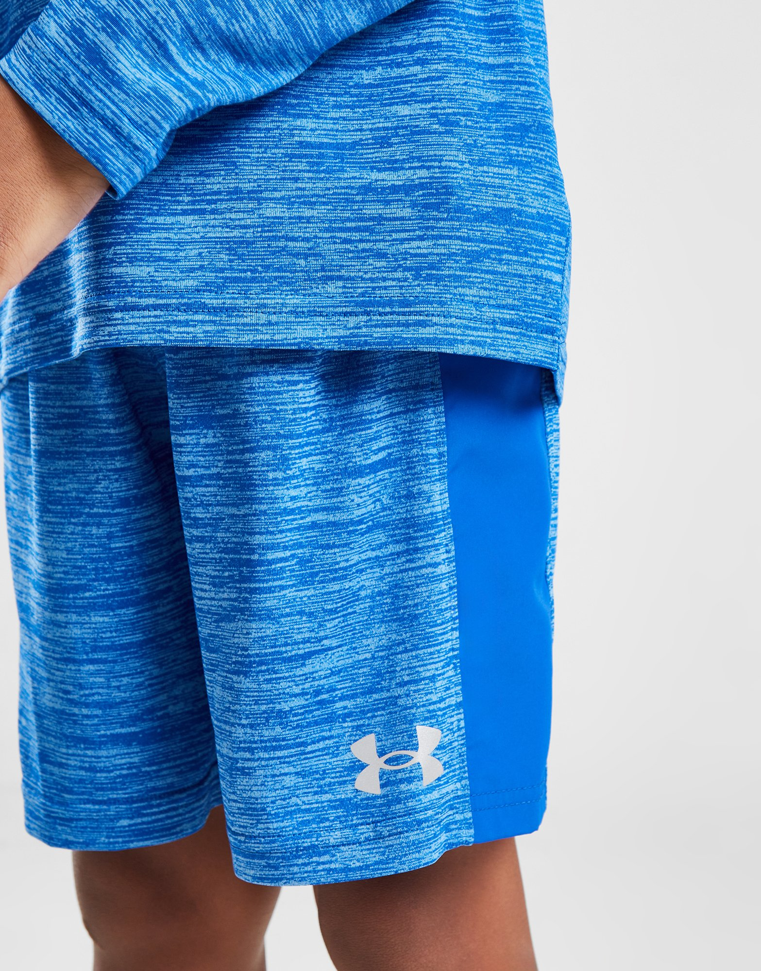 Under Armour Ensemble Haut Zippé/Short Woven Panel Enfant