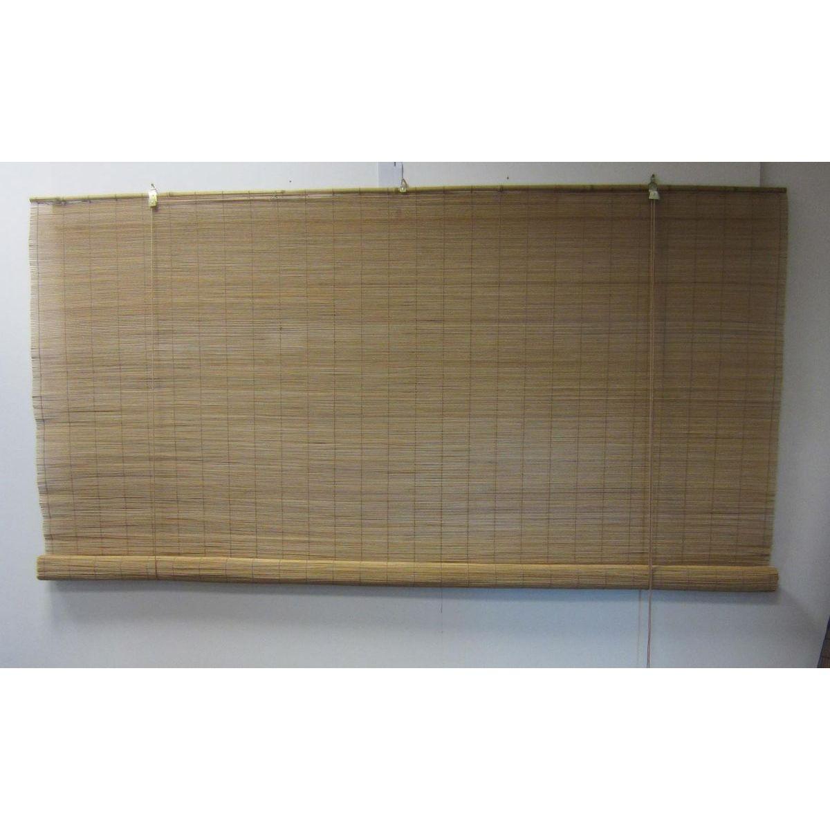 STORE ENROULEUR BAGUETTES BAMBOU 200X200CM NATUREL