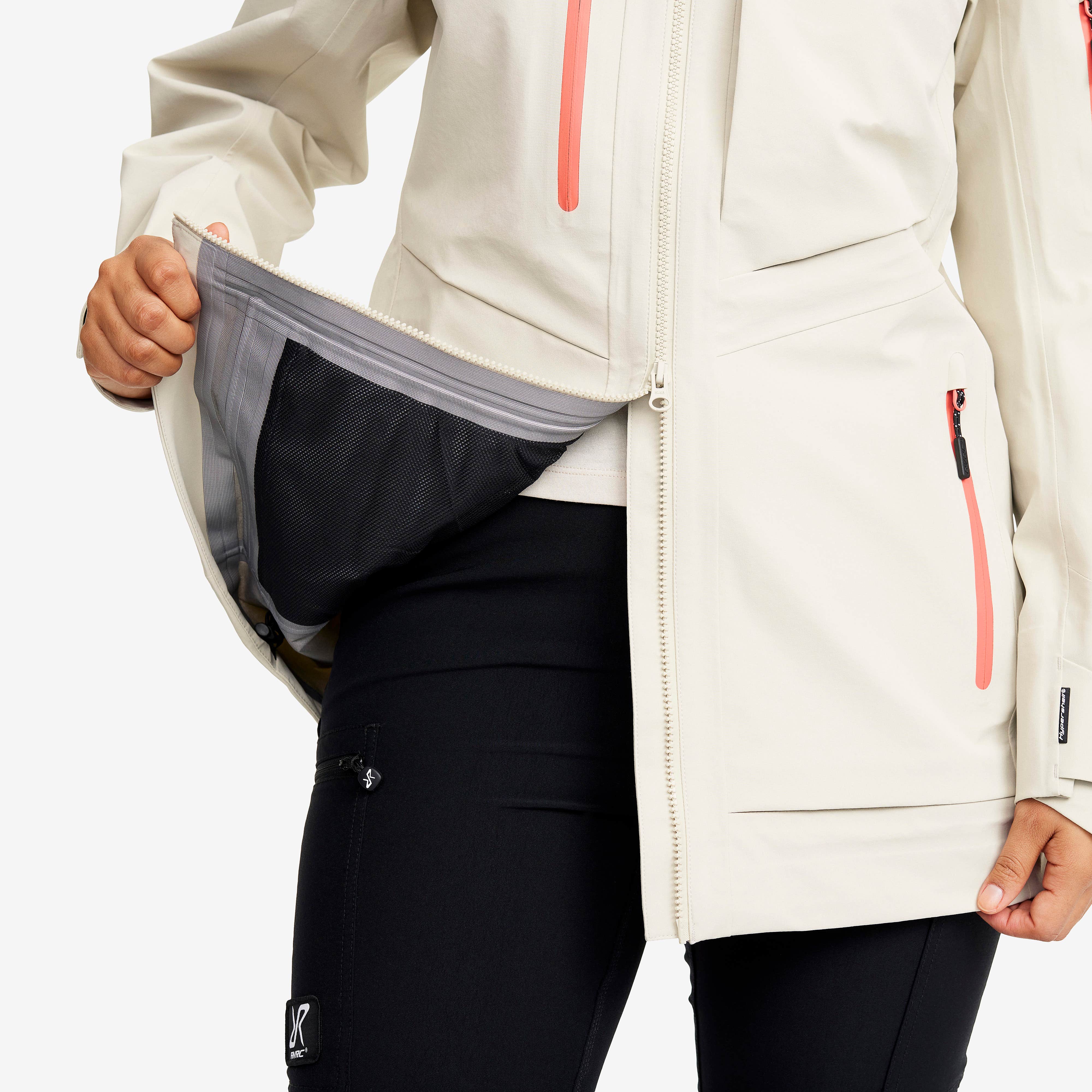 Cyclone Long 3L Jacket Dame Peyote