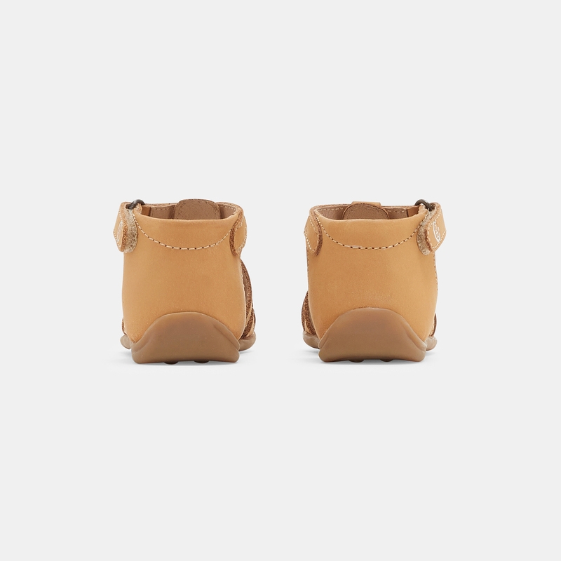 Pantalon battle coton fantaisie beige bébé garçon