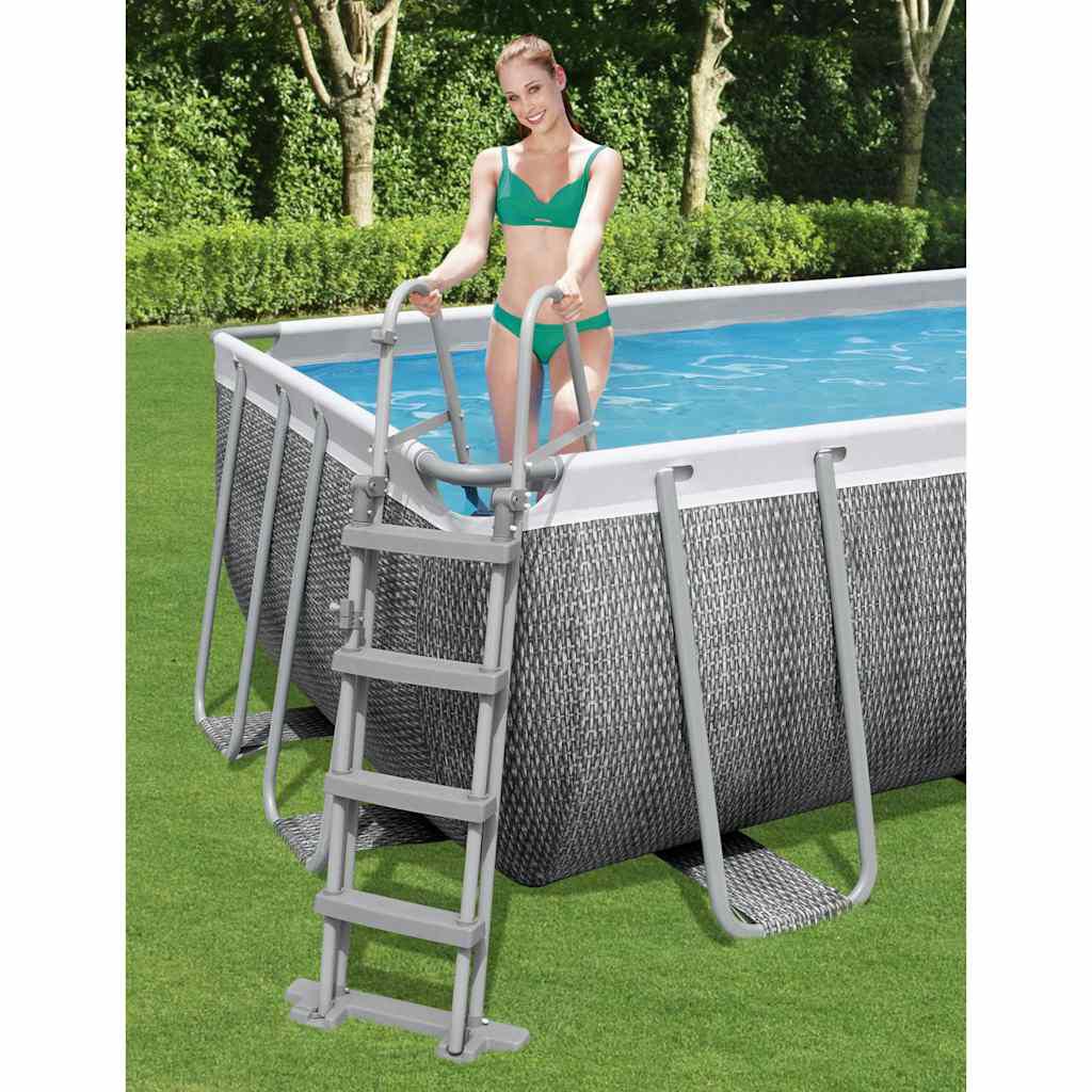 Bestway Flowclear 4-traps zwembadladder, 122 cm