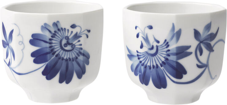Royal Copenhagen blomst multikop passionsblomst 20 cl 2 stk. Hvid