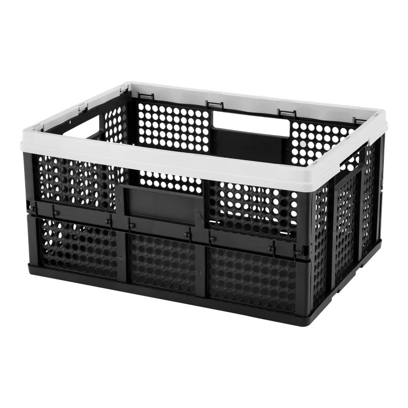 Sammenleggbar plastkasse 35 l