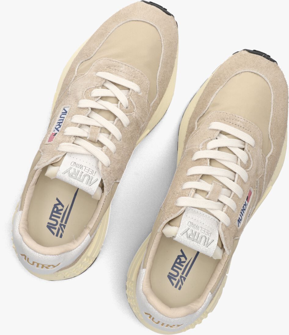 beige autry lage sneakers reelwind low man