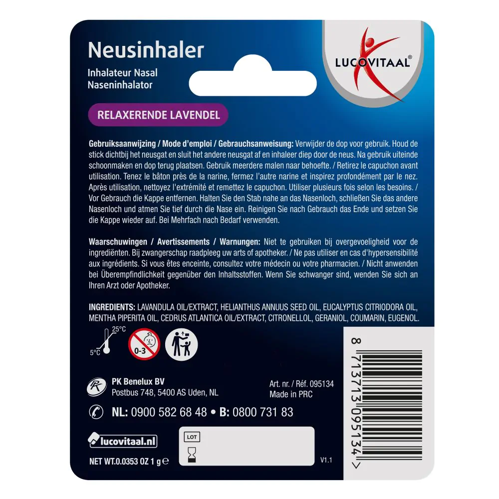 Neusinhaler Lavendel 1g