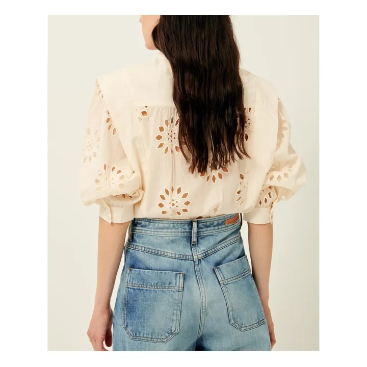 Sessùn Blouse Brodée Soleia | Ecru
