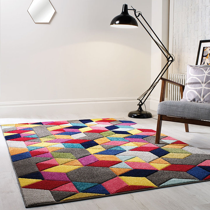 Modern vloerkleed - Spectro Dynamic Multicolor | Kleur