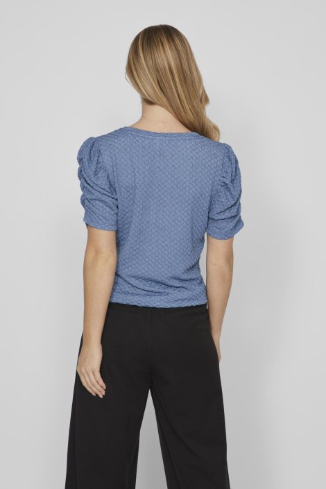 Vila blauwe dames t-shirt