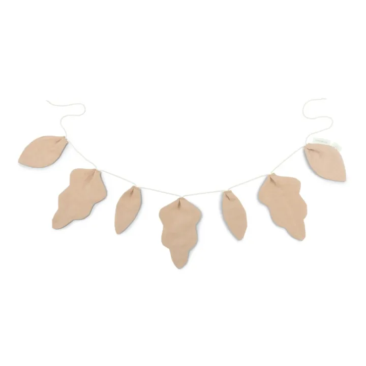 Nobodinoz Guirlande décorative - Lin Français | Sable