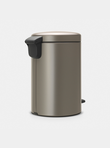 NewIcon Pedaalemmer, 12 liter, kunststof binnenemmer - Platinum