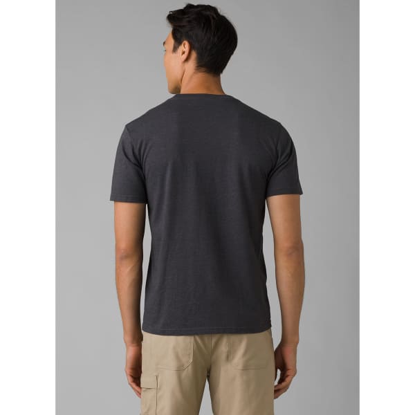 T-shirt PRANA CAMP LIFE JOURNEYMAN CHARCOAL HEATHER