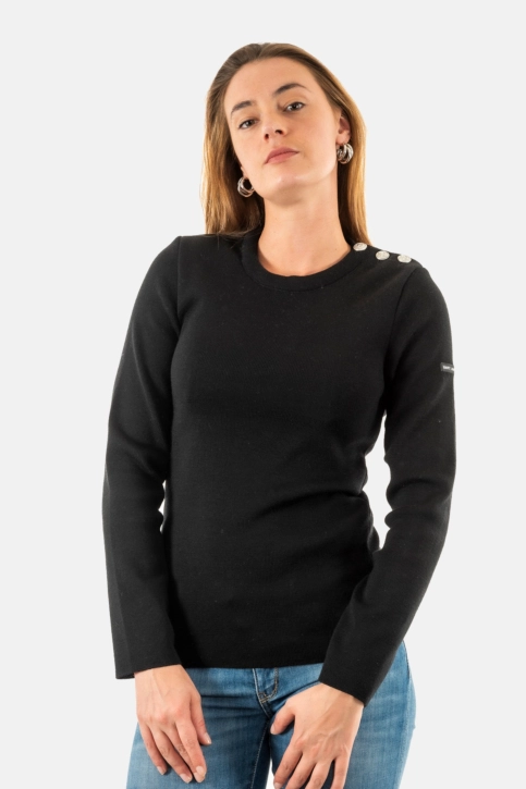 Pull hiver saint james marée ll u 16 noir