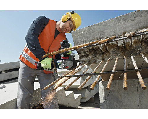 Bosch Professional GWS 18V-10 SC accu haakse slijper inclusief flens en L-BOXX, zonder accu en lader