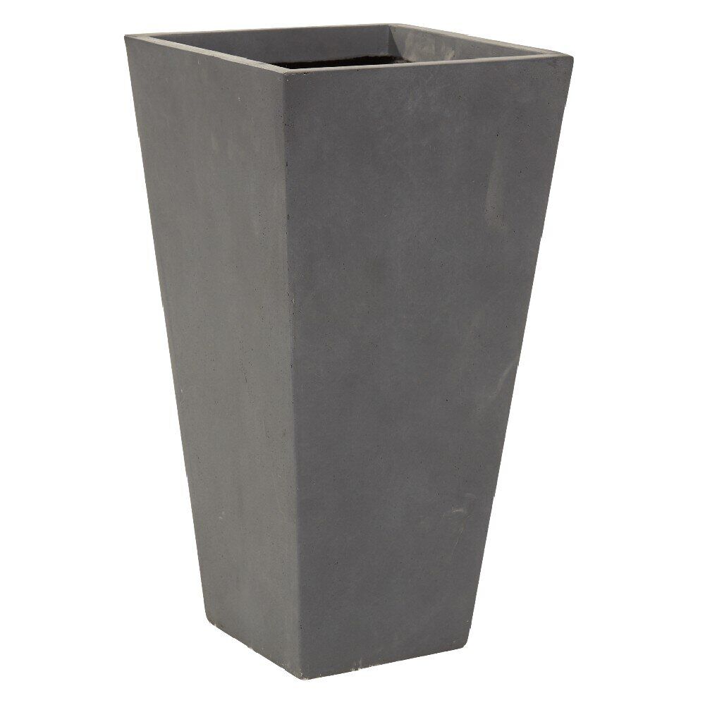Cache pot fibre argile conique H62cm