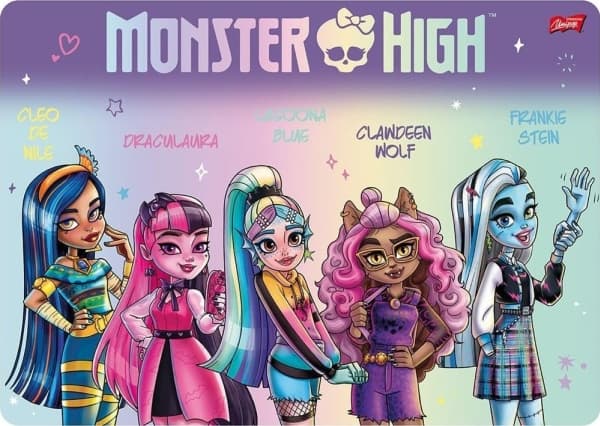 Monster High dobbeltsidig laminert base