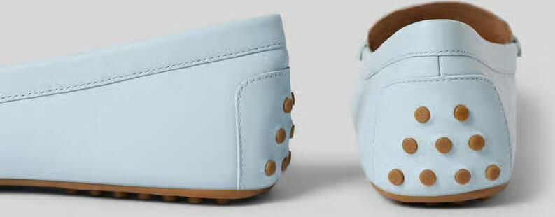LAUREN RALPH LAUREN Loafers Dames Barnsbury Flats Driver Maat: 41 Materiaal: Leer Kleur: Blauw
