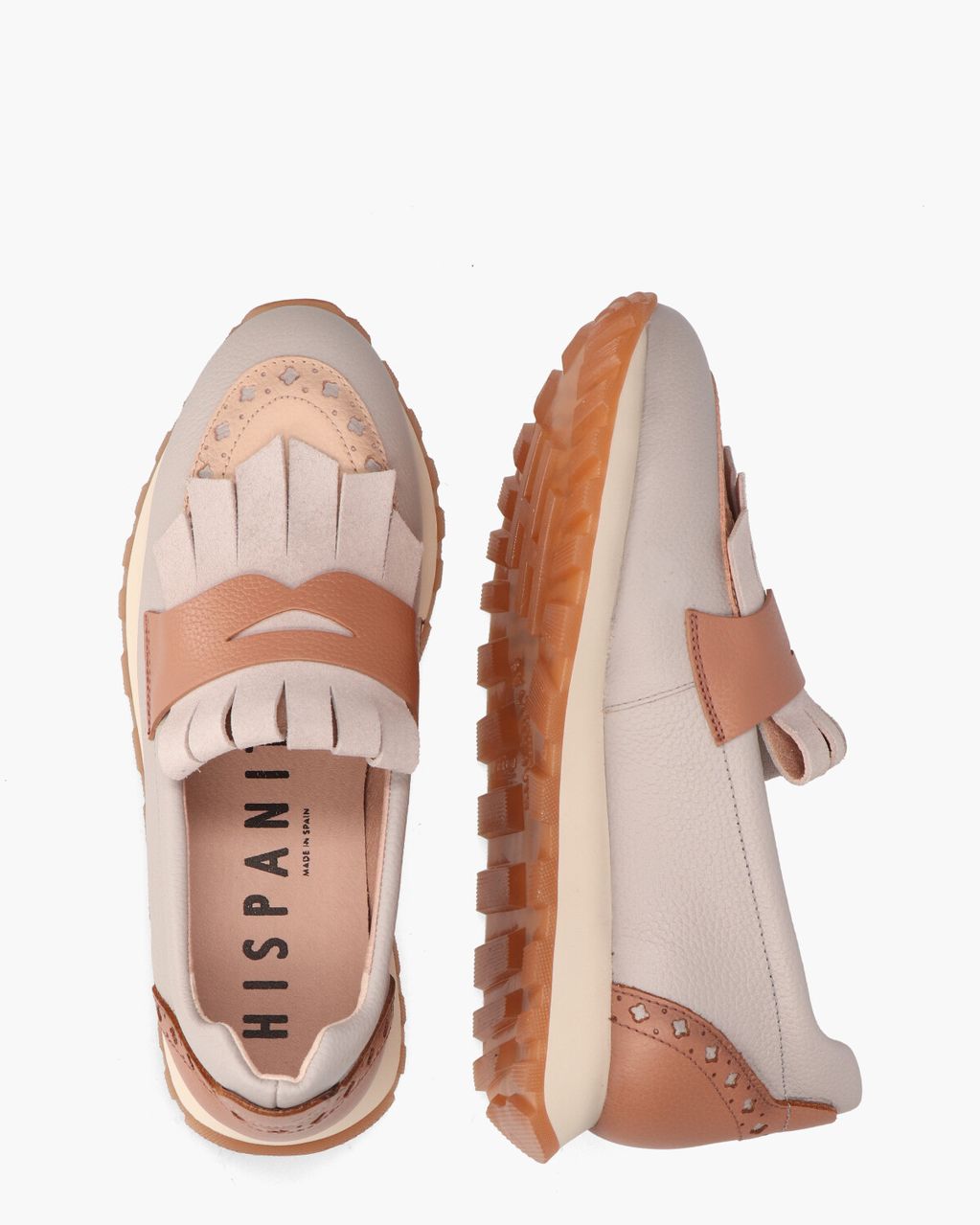 Hispanitas CHI243509 Beige/Cognac Damesloafers