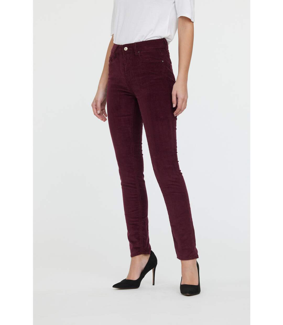 Pantalon femme manches 32 coton  LC135