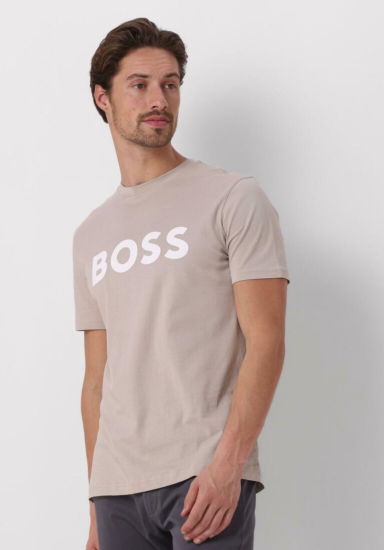 BOSS beige boss t-shirt thinking 1