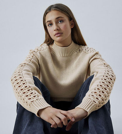 LMTD Bluse - Strik- NlfNilucca - Peyote