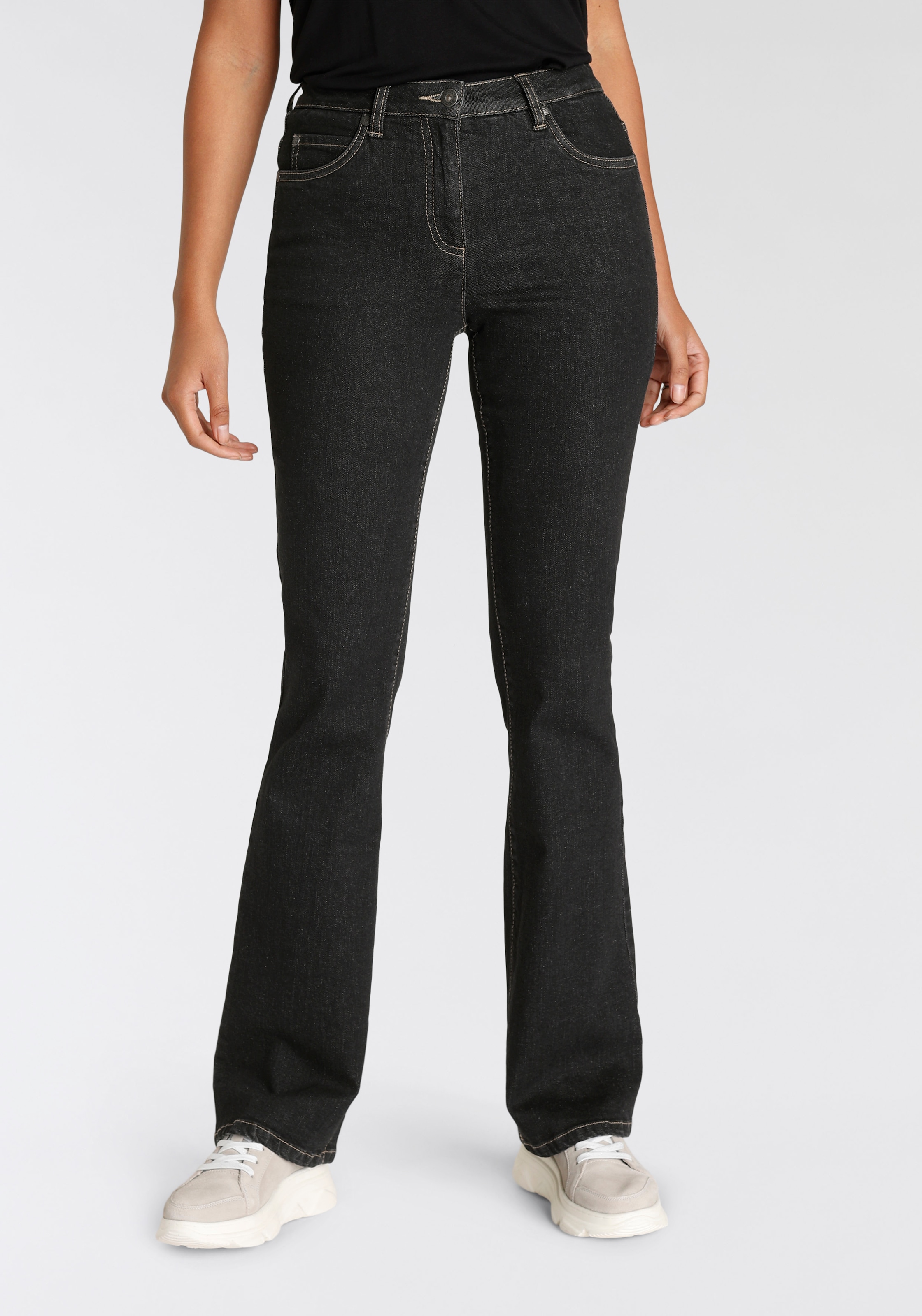 Arizona Bootcut-Jeans , hohe Leibhöhe