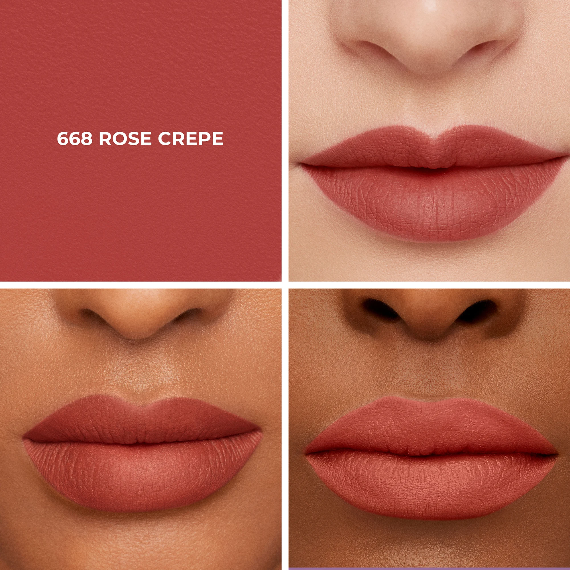 CAVIAR SMOOTHING MATTE LIPSTICK |- 668 Rose Crepe