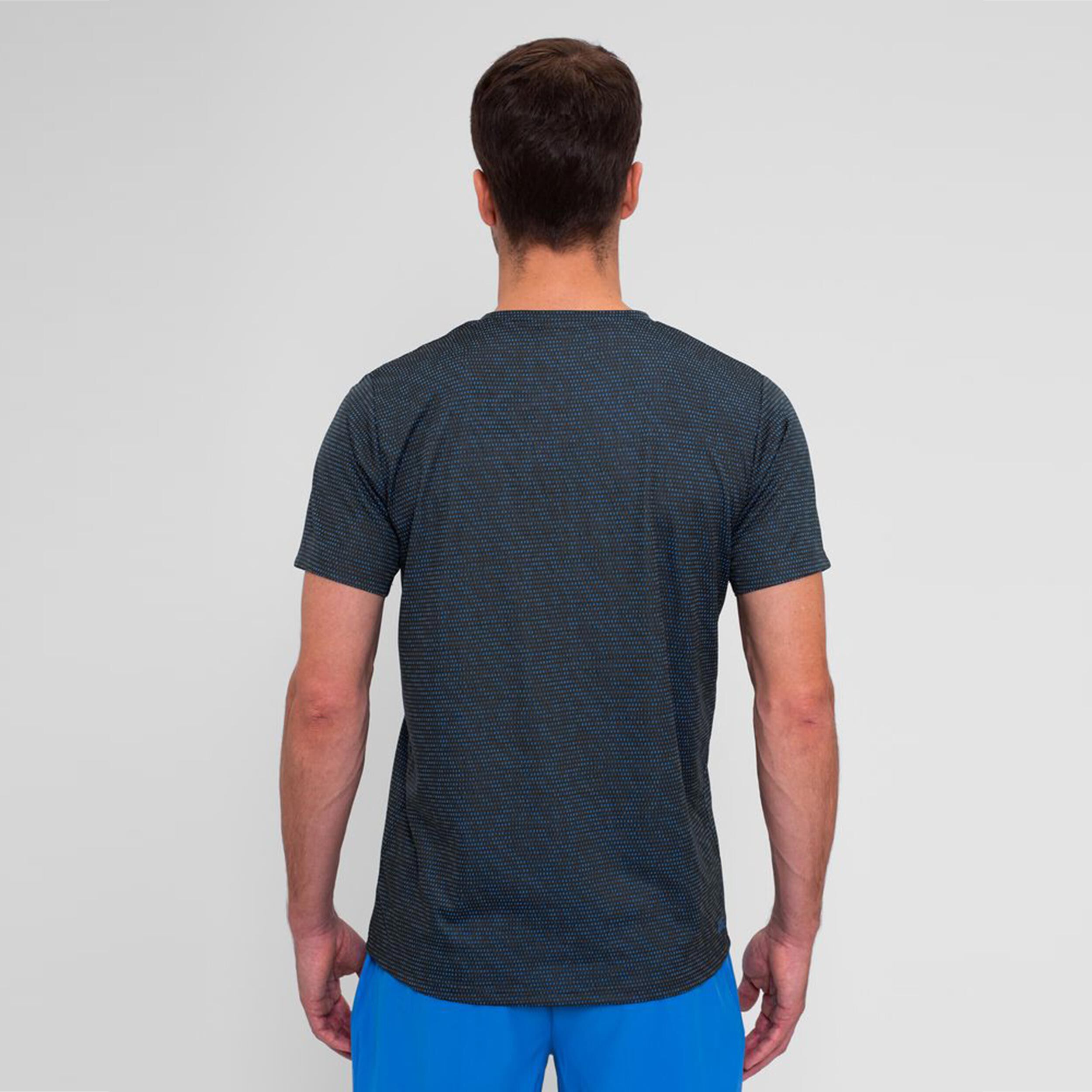 BIDI BADU Spike Crew Two Colored T-shirt Hommes - Gris Foncé
