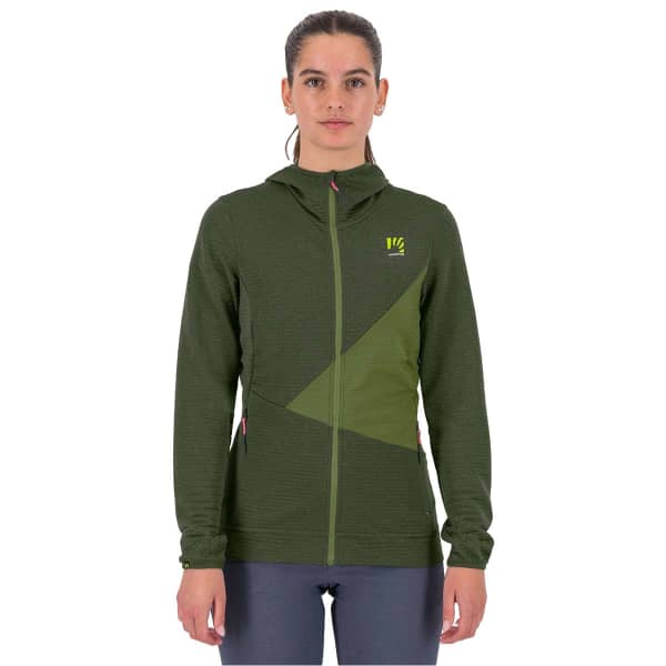 Veste polaire randonnée KARPOS NUVOLAU W FLEECE RIFLE RIFLE GREEN/CEDAR GREEN