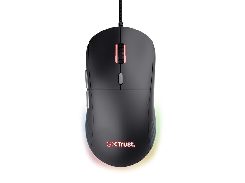 Trust Gaming-Maus GXT 925 Redex II Federleichte Gaming-Maus mit voll einstellbarer RGB-Beleuchtung