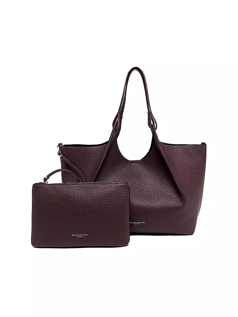 GIANNI CHIARINI Ledertasche - Hobo Bag DUA beere