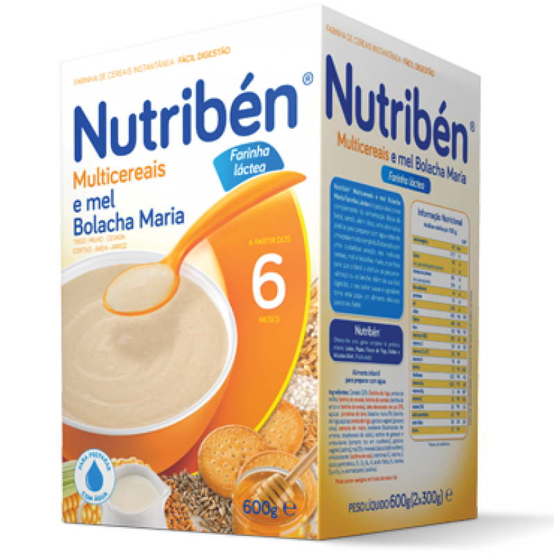 Nutriben Farinhas Multicer Mel Bol Mar 600g