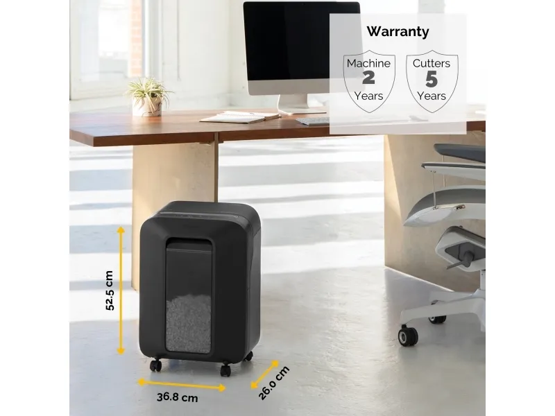 Makulator Fellowes Powershred® LX211 micro-cut 2x12 mm hvid (P-5)