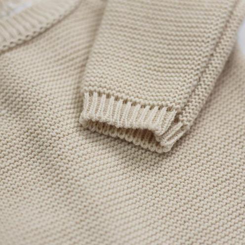 Brassière maille 0-1 mois - Sable - TROIS KILOS SEPT