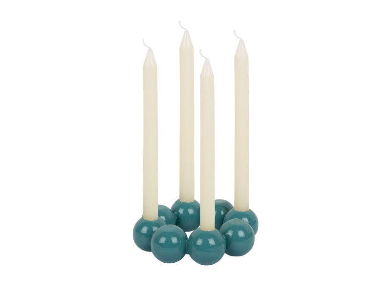 Candle Holder Bubbles Round
