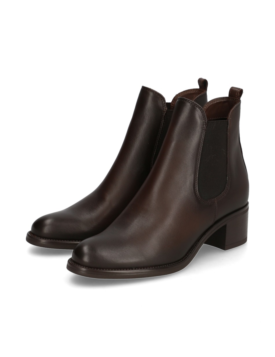 Glattleder Stiefelette