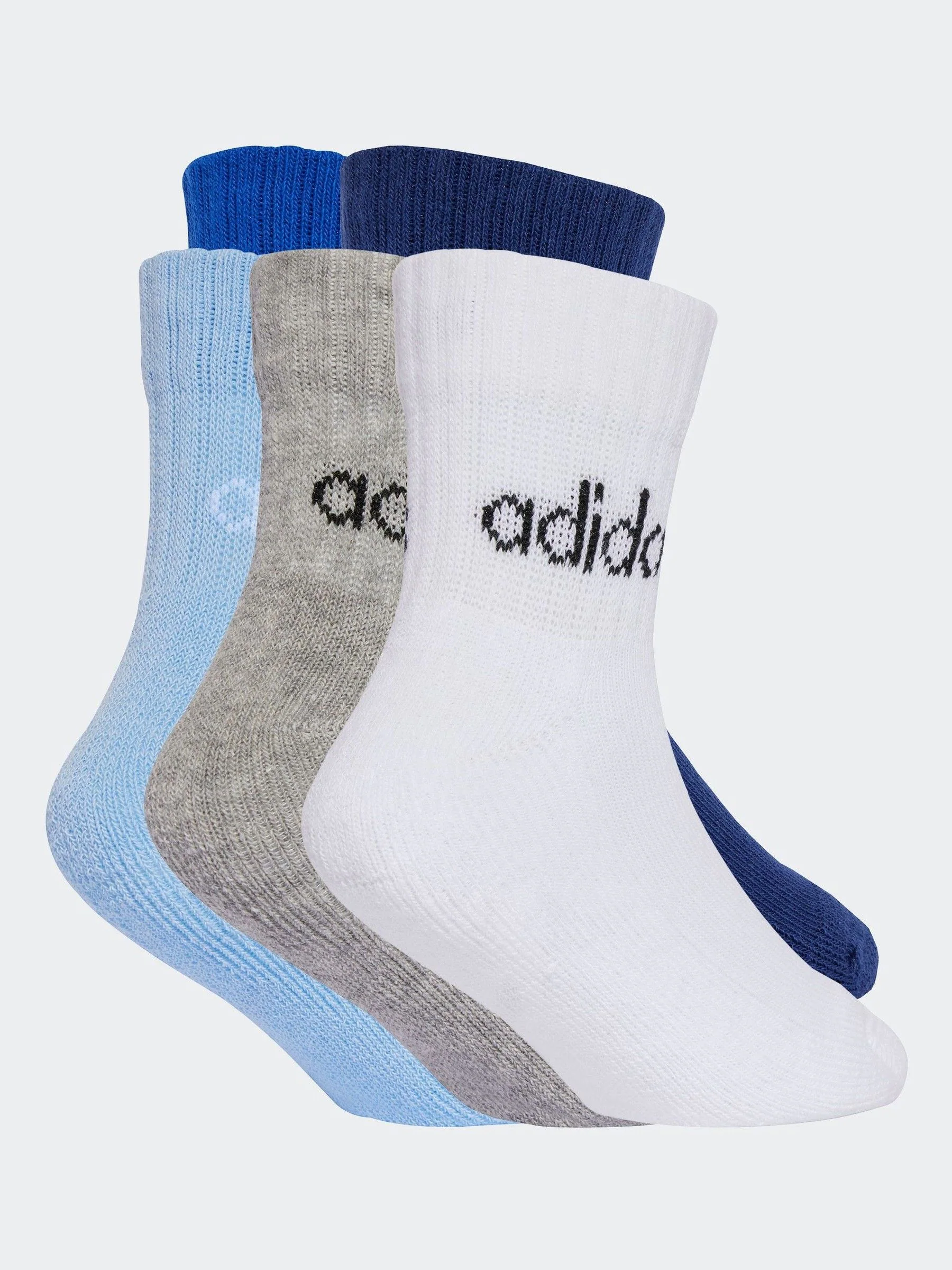 Blauw/marine - adidas Linear Ankle 5 Packs Socks