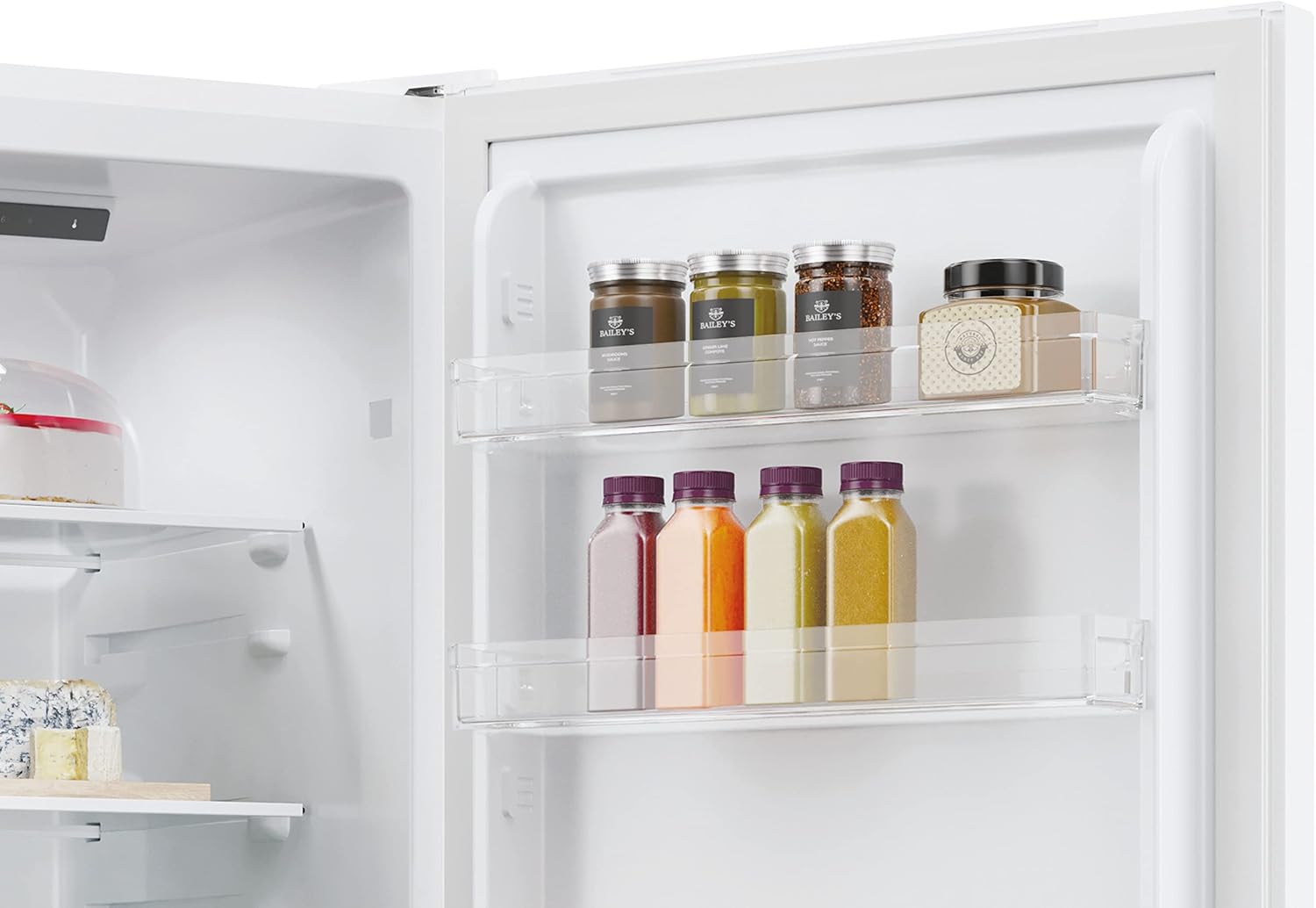 Hoover H-FRIDGE 300 HOCT3L517EW2 2D Kühl-Gefrierkombination, Freistehend, Low Frost Technologie, Elektronisches Display, Energieklasse E, Weiß